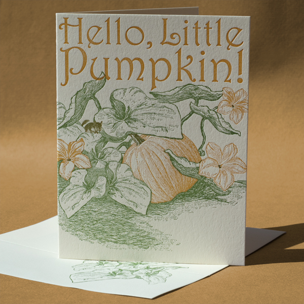 Pumpkin Baby Card