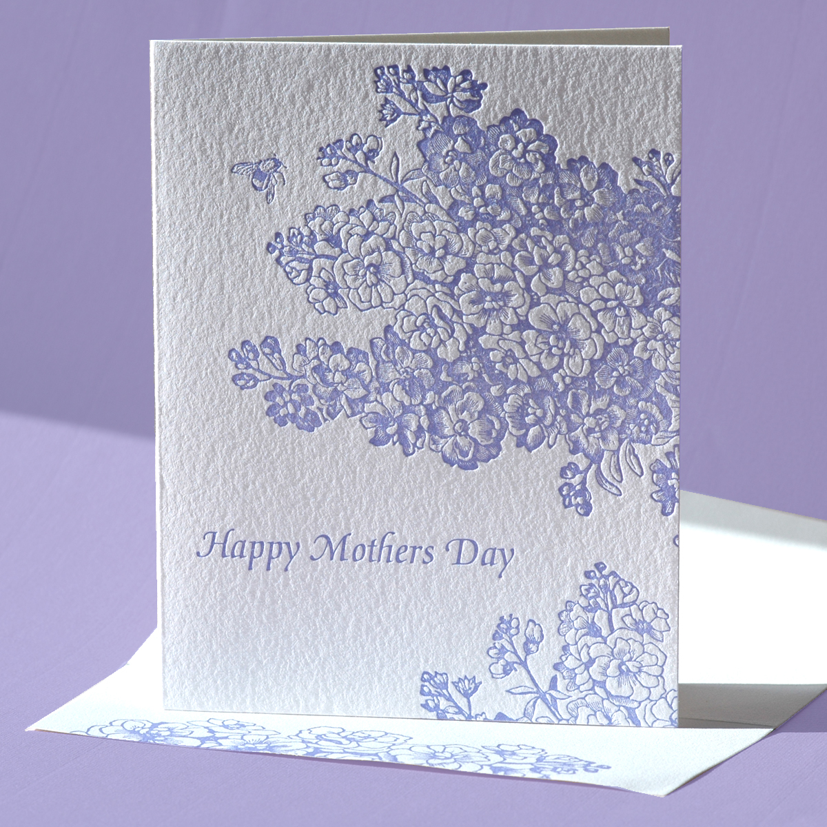 Lilac Mother's Day card by Painted Tongue Press