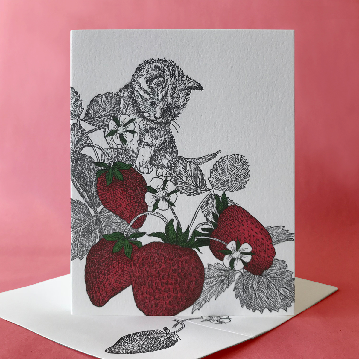Strawberry Note card