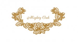 Mighty Oak - Arts & Crafts style oak leaves and acorns