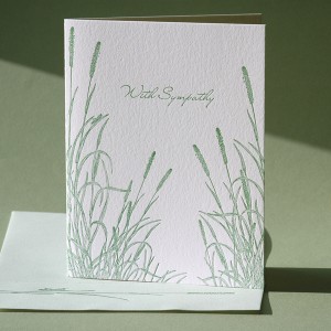 Timothy Grass Sympathy Card