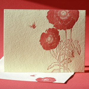 Poppy Note Card