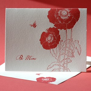 Poppy Valentine Card