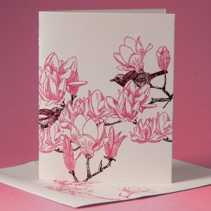 Japanese Magnolia Note Card