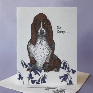 Bluebell I'm Sorry card by Painted Tongue Press