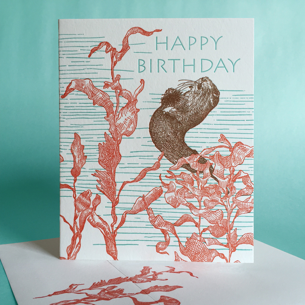 Kelp Birthday card